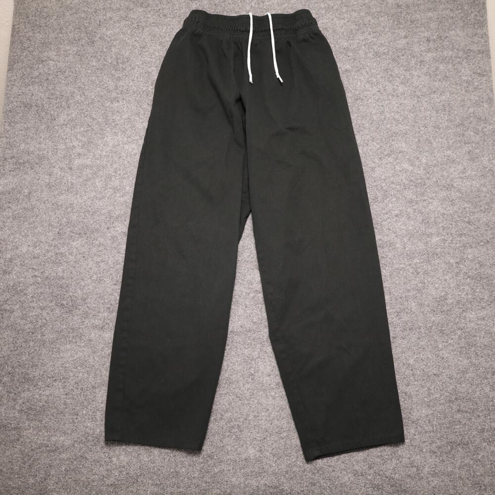 Uncommon Threads Pants Mens Medium Black Sweatpants Elastic Waist Workwear
